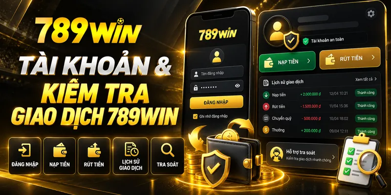 Hướng dẫn tài khoản và giao dịch 789WIN