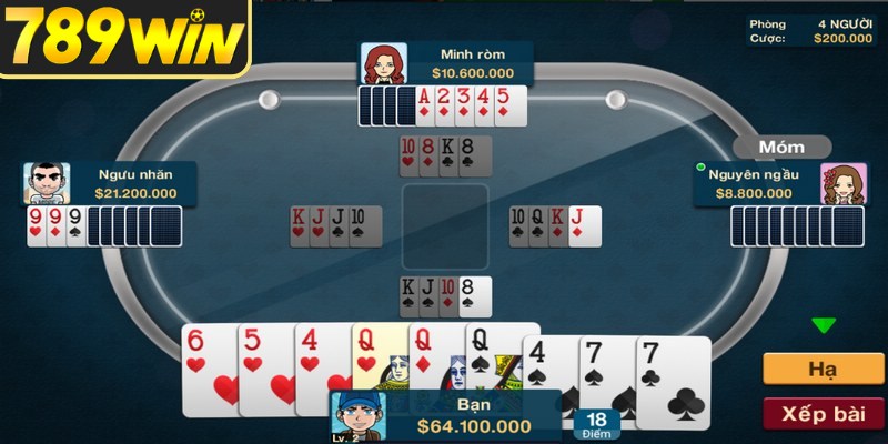 Quy tắc đánh bài phỏm 789WIN vô cùng rõ ràng và vô cùng minh bạch